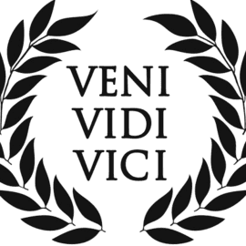 Veni Vidi Vici.